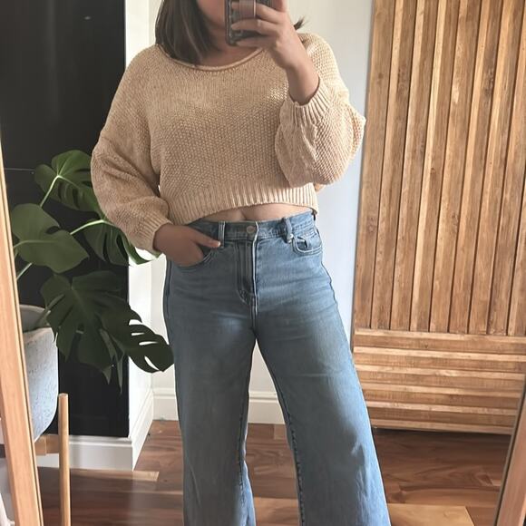 Anthropologie X Satuday Sunday Talula Cropped Sweater. M - Picture 4 of 7